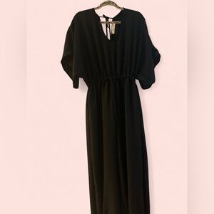 Three Bird Nest Elegant Black Romper